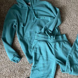 IF IT WERE ME teal sweatsuit - Size S